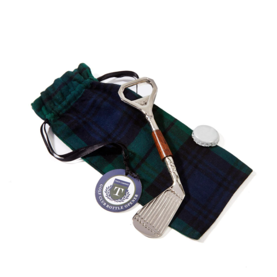 GOLF CLUB BOTTLE OPENER IN GIFT POUCH - TWO'S COMPANY - Compralo en CorinneRegalos.com