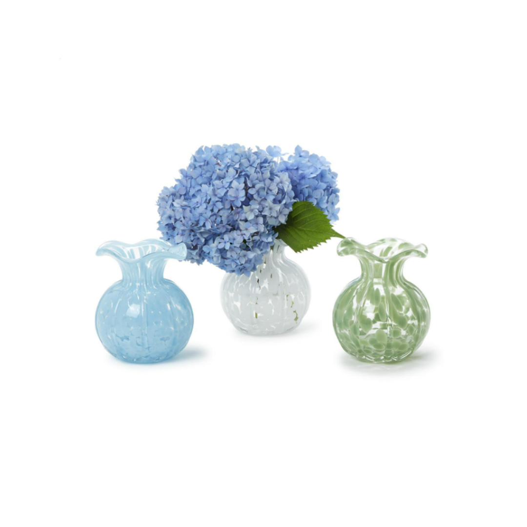 RUFFLED EDGE SPOTTED VASE ASST 3 COLORS - TWO'S COMPANY - Compralo en CorinneRegalos.com