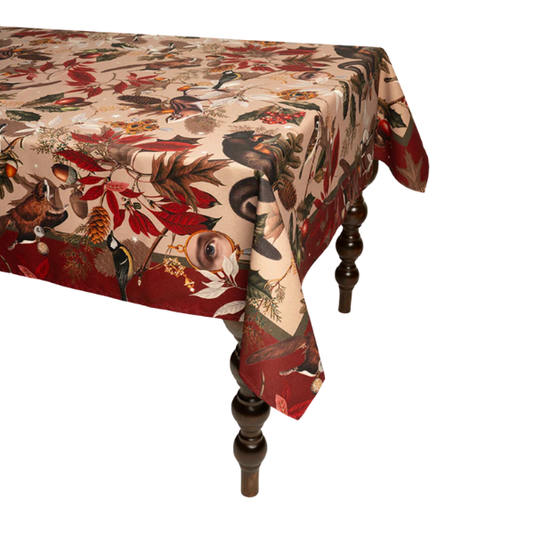 TABLECLOTH SQUIRRE STYLE 150CM X 250CM / 59IN X 98 4IN - MUZALUCI - Compralo en CorinneRegalos.com