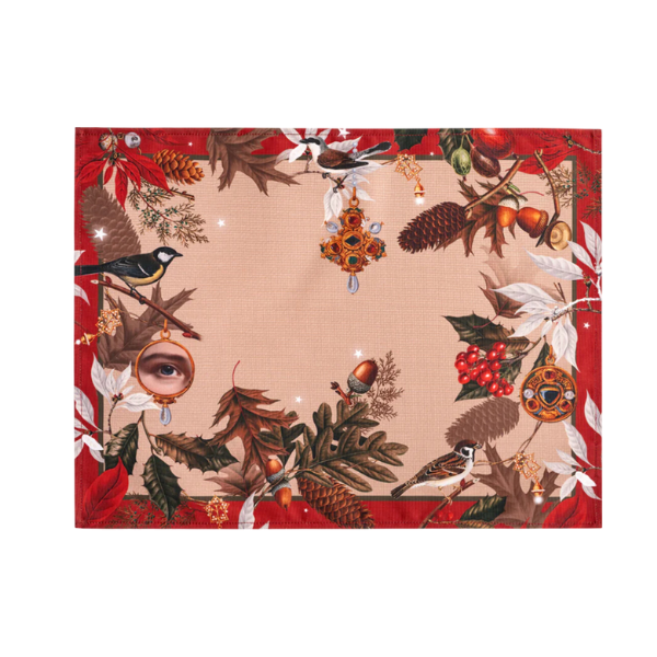 PLACEMAT ARDILLA SIZE 13.7¨ X 17.7¨ / 35 X 45 CMS - MUZALUCI - Compralo en CorinneRegalos.com