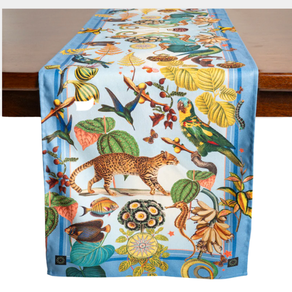 TABLE RUNNER MAR DEL CIELO 48cm x 180cm / 189in x 708in - MUZALUCI - Compralo en CorinneRegalos.com