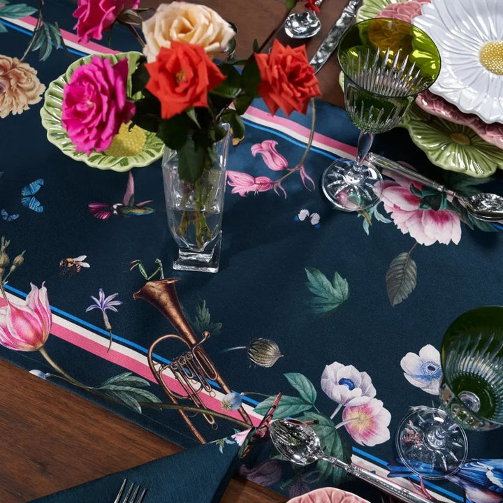 TABLE RUNNER GREEN POLLEN MELODY