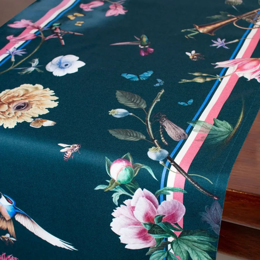 TABLE RUNNER GREEN POLLEN MELODY