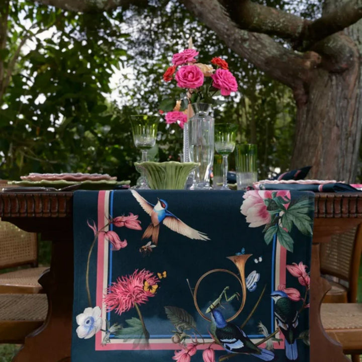 TABLE RUNNER GREEN POLLEN MELODY