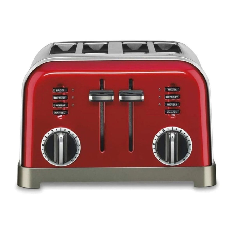 4-SLICE METAL CLASSIC TOASTER (METALLIC RED) - CUISINART - Compralo en CorinneRegalos.com