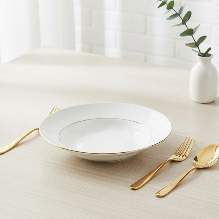 CONTINENTAL DINING GOLD PASTA/RIM SOUP