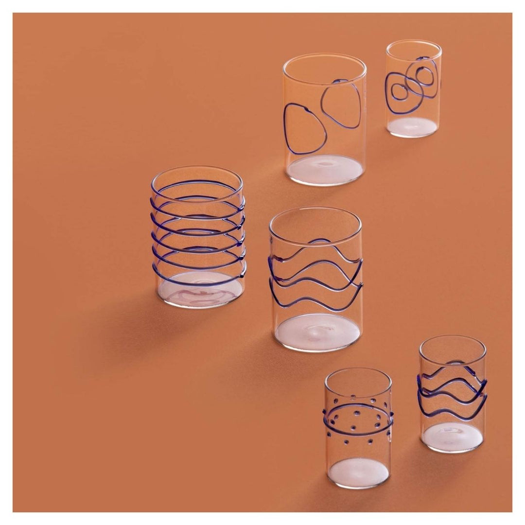 DECO BLUE 6PCS WATER ASSORTED