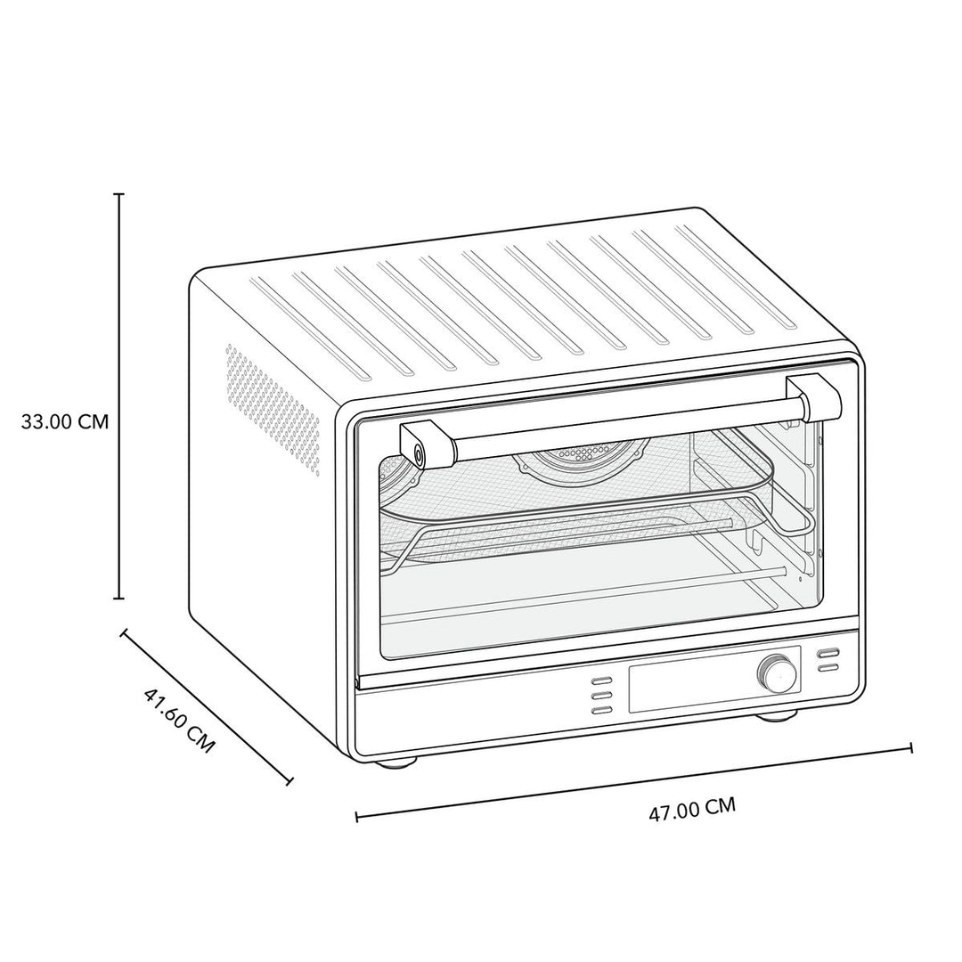 HORNO MULTIFUNCIONES DE 13, DIGITAL + TERMOMETRO DE CARNE INCLUIDO