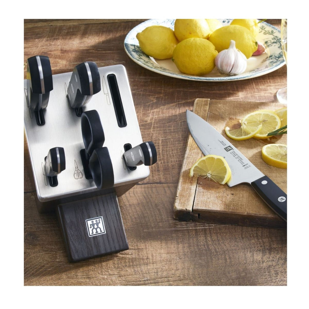 KNIFE BLOCK SET +KIS 7 BN ASH