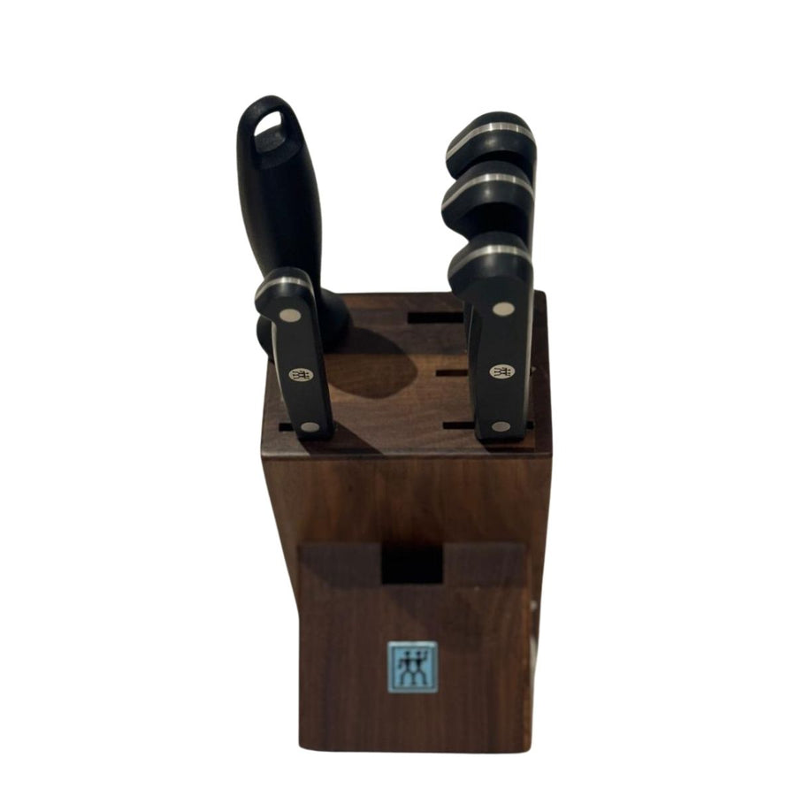 KNIFE BLOCK SET 6 BROWN WALNUT - ZWILLING - Compralo en CorinneRegalos.com