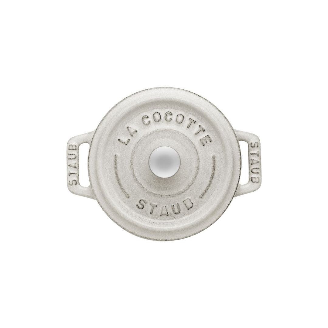 MINI COCOTTE 10 CM, ROUND, WHITE TRUFFLE, CAST IRON