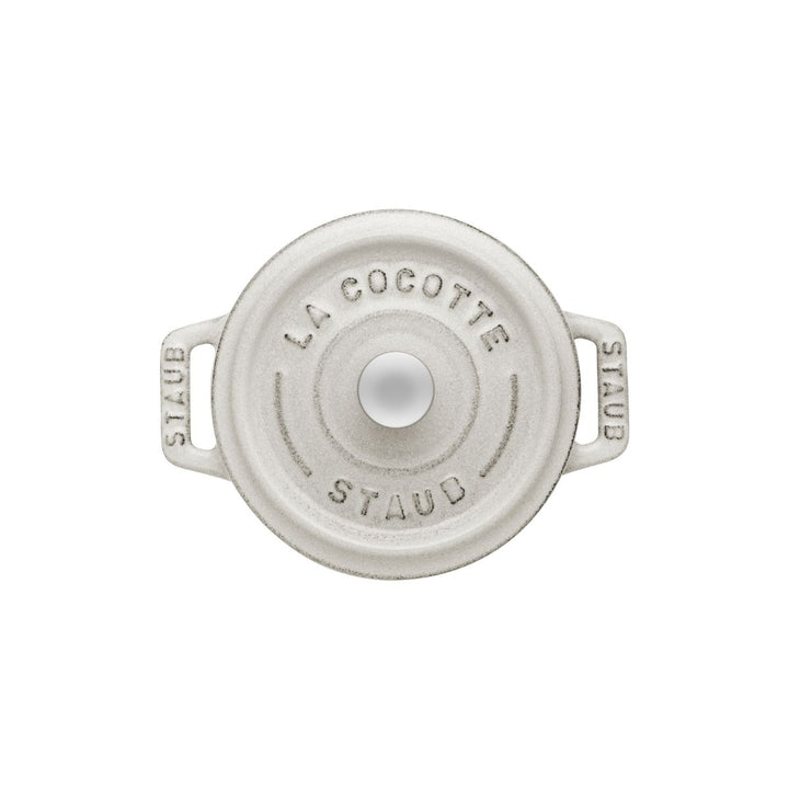 MINI COCOTTE 10 CM, ROUND, WHITE TRUFFLE, CAST IRON