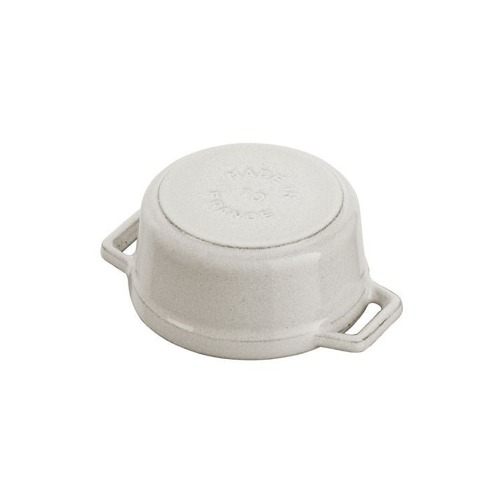 MINI COCOTTE 10 CM, ROUND, WHITE TRUFFLE, CAST IRON