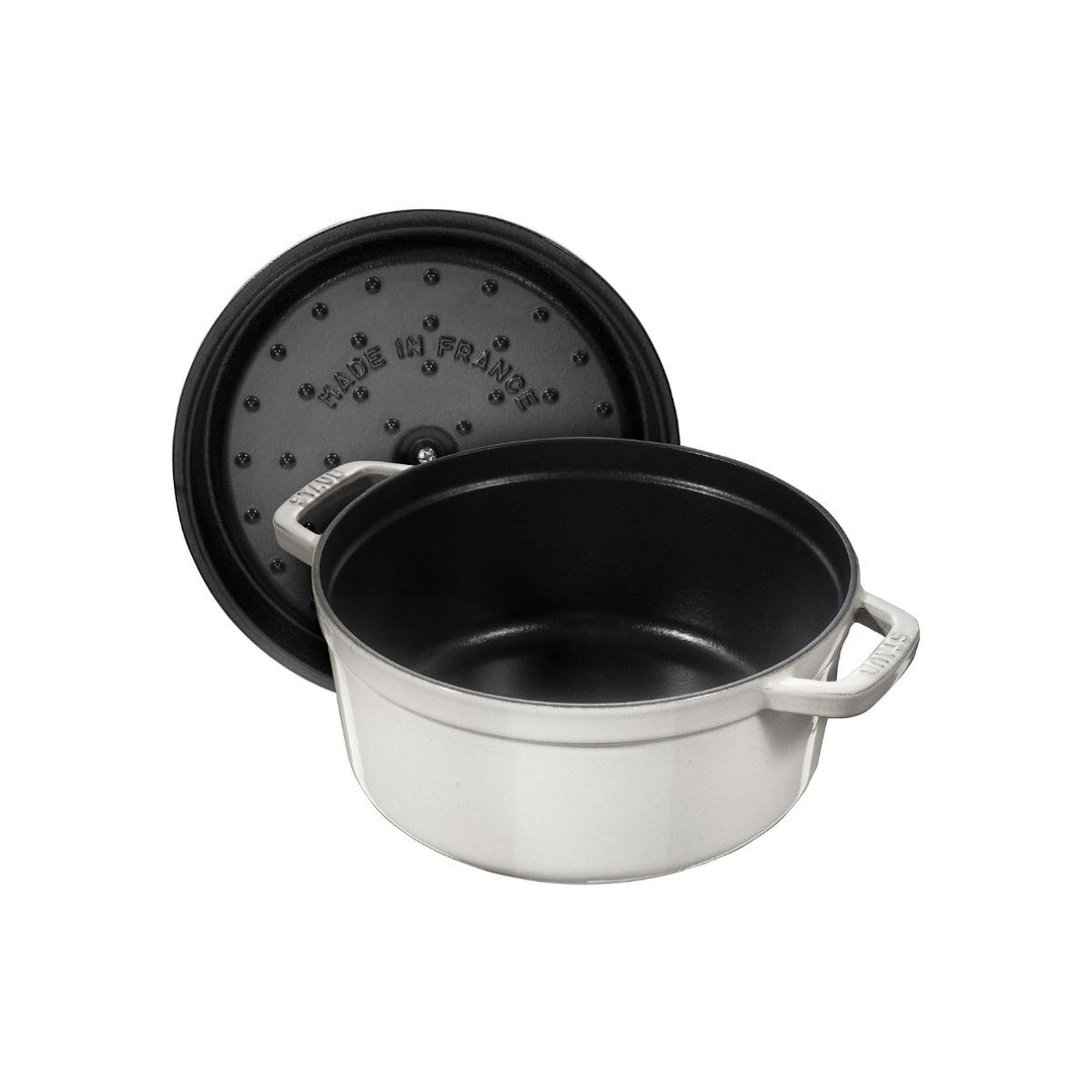LA COCOTTE COCOTTE 20CM 2.20L WHITE TRUFFLE CAST IRON ROUND