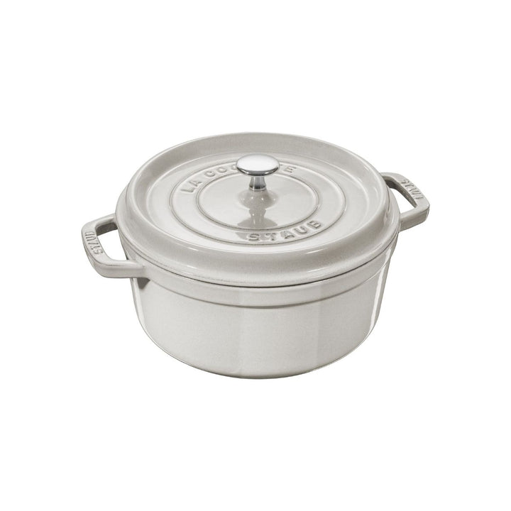 LA COCOTTE COCOTTE 20CM 2.20L WHITE TRUFFLE CAST IRON ROUND