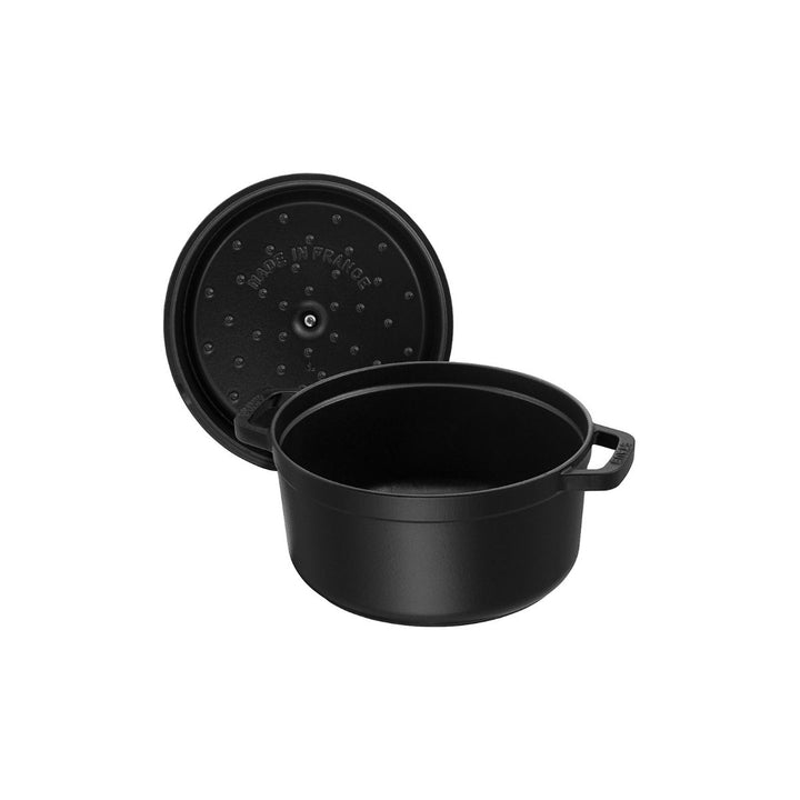 LA COCOTTE COCOTTE 20CM 2.20L BLACK CAST IRON ROUND