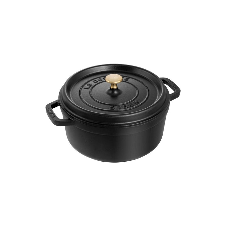 LA COCOTTE COCOTTE 20CM 2.20L BLACK CAST IRON ROUND