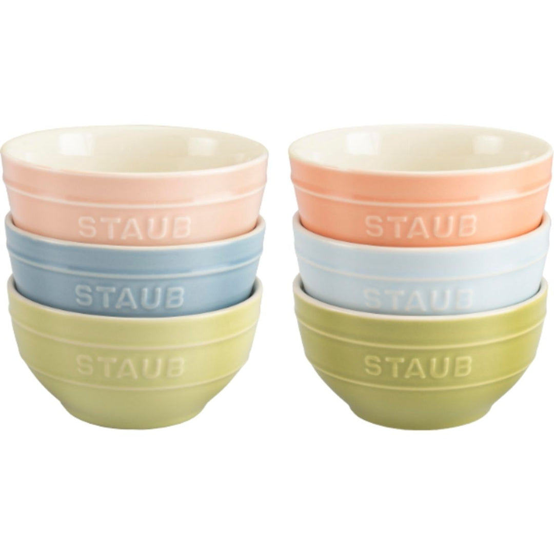 BOWL SET MACARON 6-PCS, 12CM