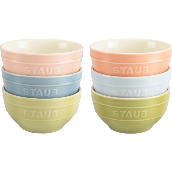 BOWL SET MACARON 6-PCS, 12CM - STAUB - Compralo en CorinneRegalos.com