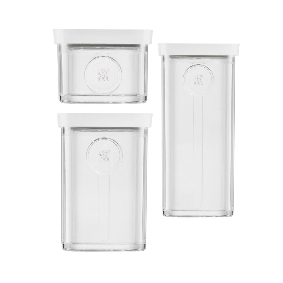 CUBE VACUUM STARTER SET S / 6PCS  TRANSPARENTWHITE  CUBE GREY LINE  NO PLUG