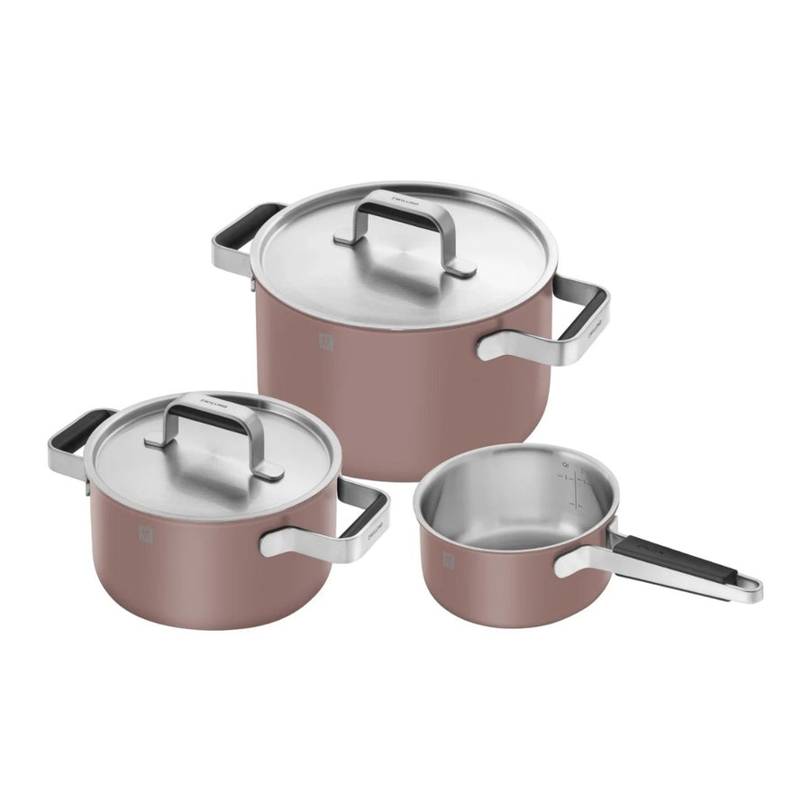 COAT EU COOKWARE SET 3 PCS (5 PCS)COMFORT FOOD ROSÉ - ZWILLING - Compralo en CorinneRegalos.com
