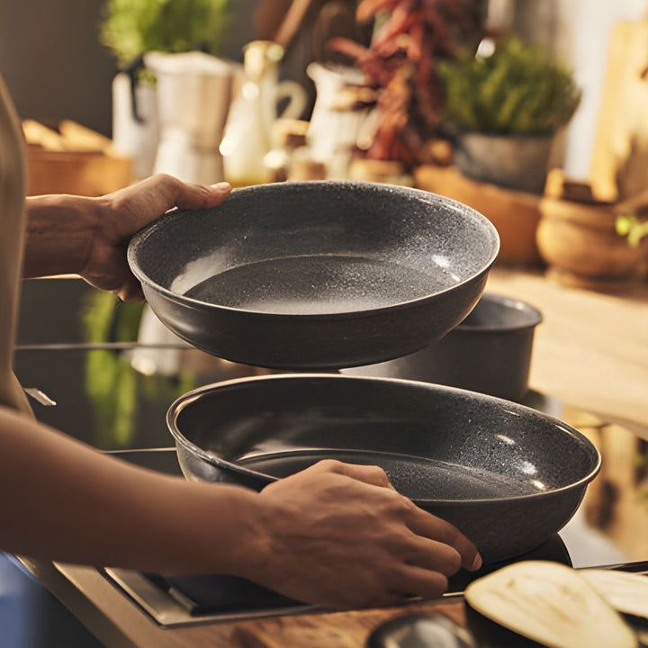 TORRE SET 2 FRY 24-28CM + 2 handle