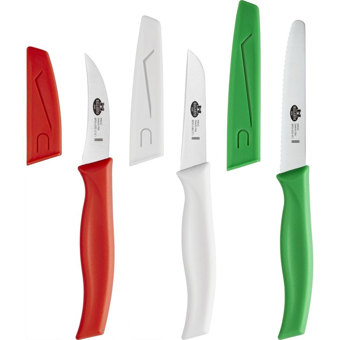 BALLARINI MINCIO SET DE CUCHILLOS DE 3 PIEZAS, COLORES MEZCLADOS