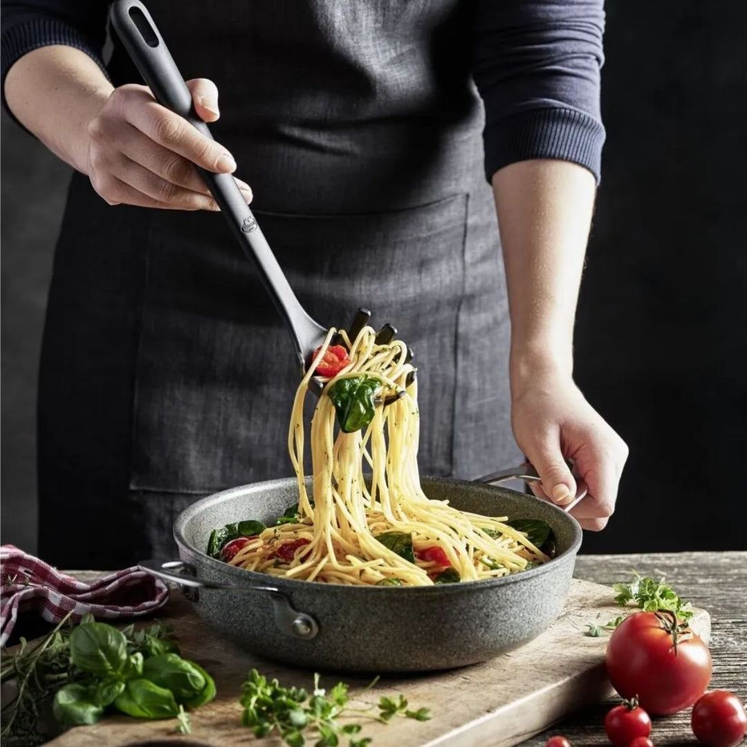 PASTA SPOON 29 CM BLACK SILICONE