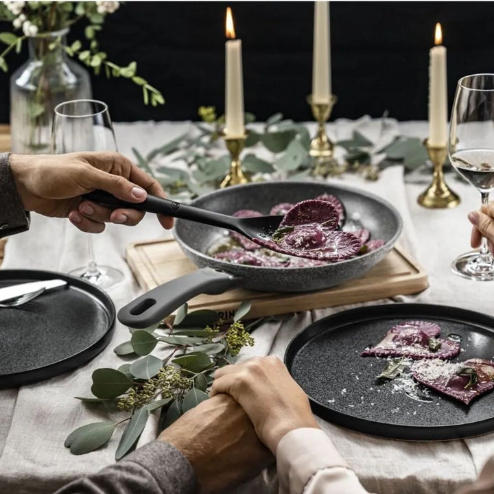 SERVING SPOON 31 CM BLACK SILICONE