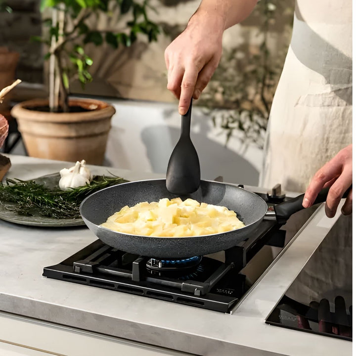 SERVING SPOON 31 CM BLACK SILICONE