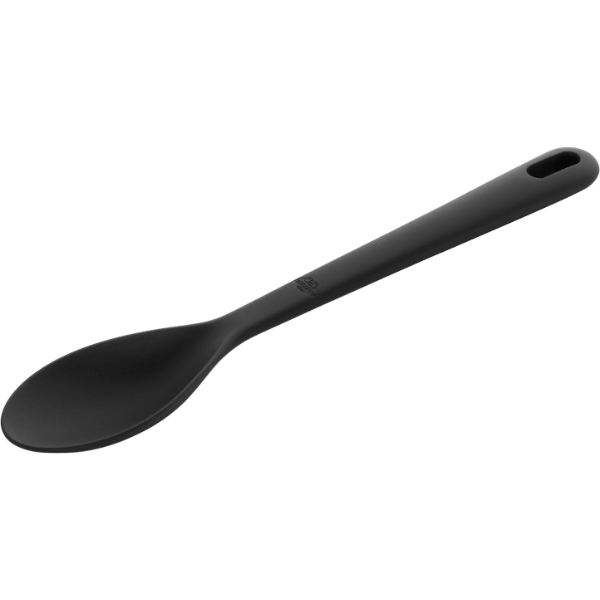 COOKING SPOON 28 CM BLACK SILICONE - BALLARINI - Compralo en CorinneRegalos.com