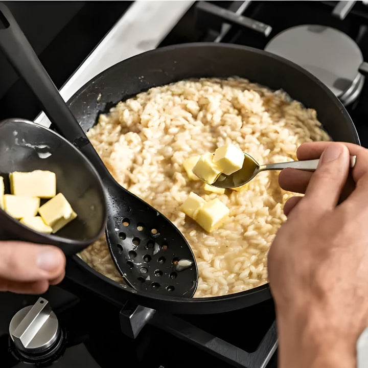 SKIMMING SPOON 31 CM BLACK SILICONE