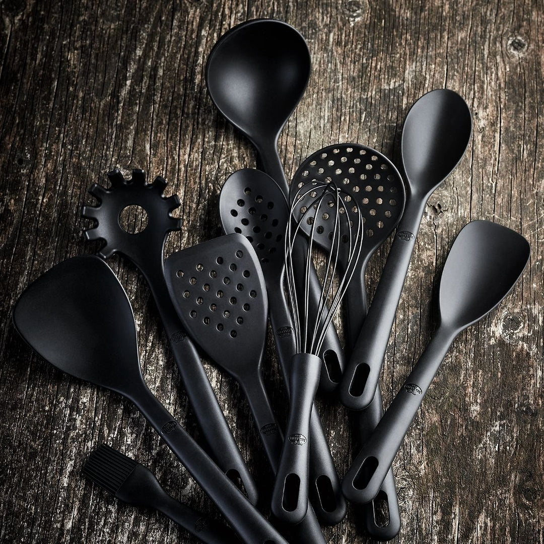 SKIMMING SPOON 31 CM BLACK SILICONE