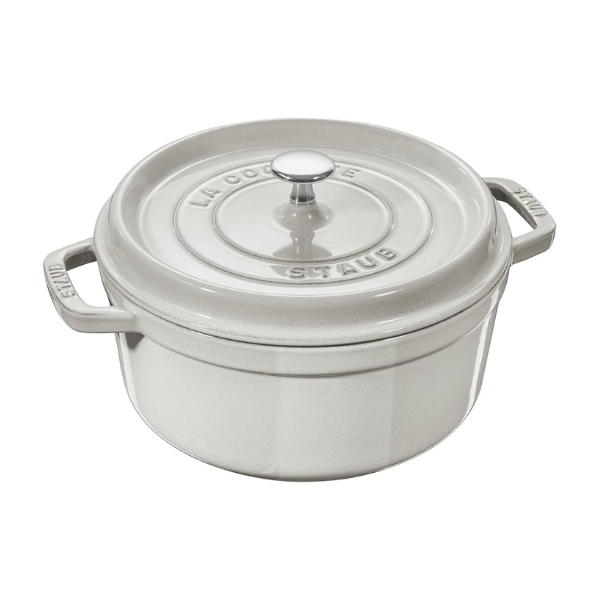 COCOTTE 20 CM BLANCA - STAUB - Compralo en CorinneRegalos.com