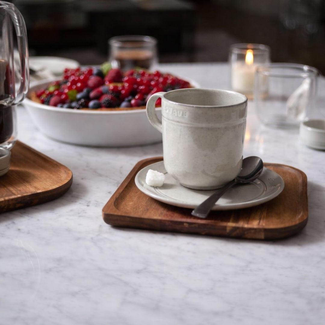 MUG 300 ML WHITE TRUFFLE CERAMIC