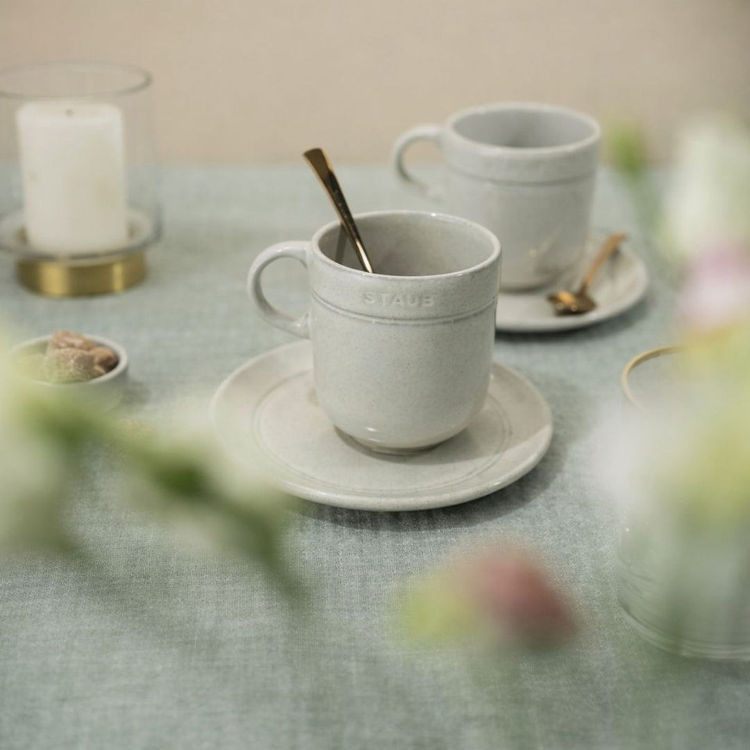 MUG 300 ML WHITE TRUFFLE CERAMIC