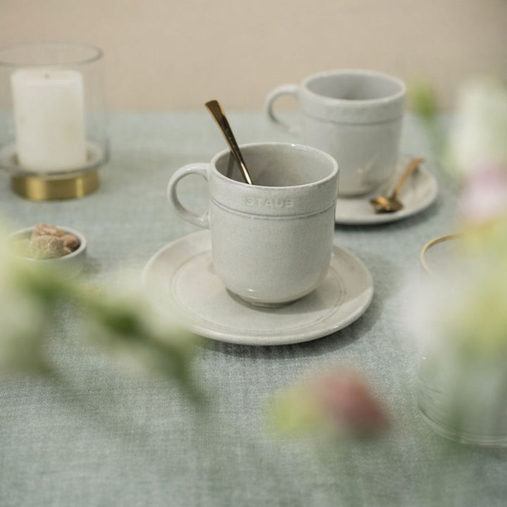 MUG 300 ML WHITE TRUFFLE CERAMIC