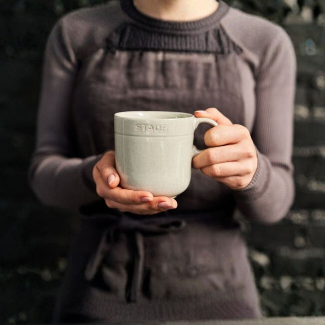 MUG 300 ML WHITE TRUFFLE CERAMIC