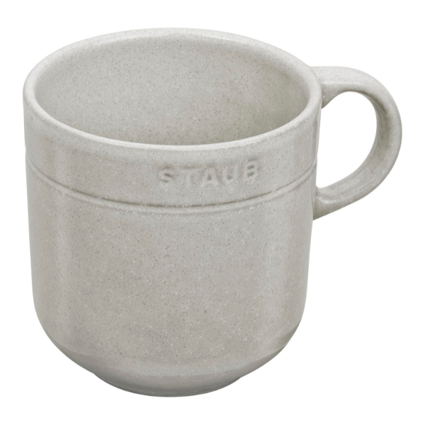 MUG 300 ML WHITE TRUFFLE CERAMIC - STAUB - Compralo en CorinneRegalos.com