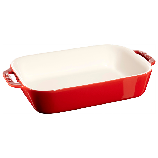 OVEN DISH 27 X 20 CM CERAMIC CHERRY - STAUB - Compralo en CorinneRegalos.com