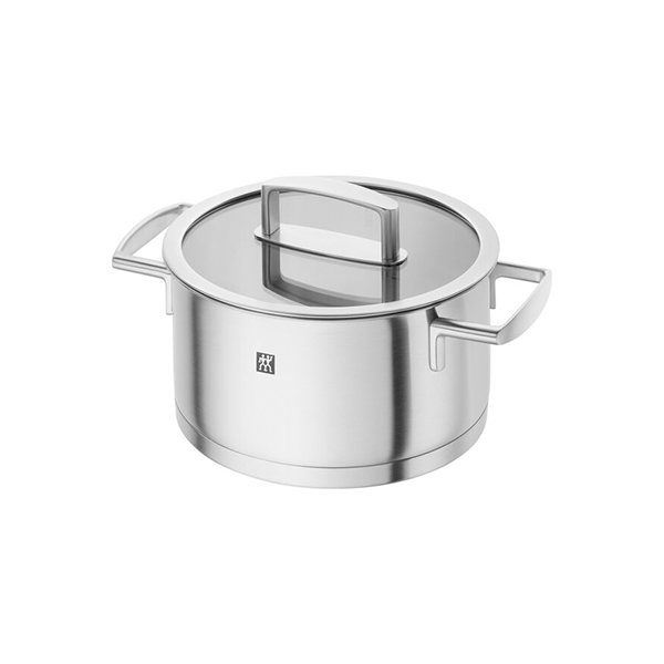 STOCK POT 20 CM ROUND 1810 STAINLESS STEEL - ZWILLING - Compralo en CorinneRegalos.com