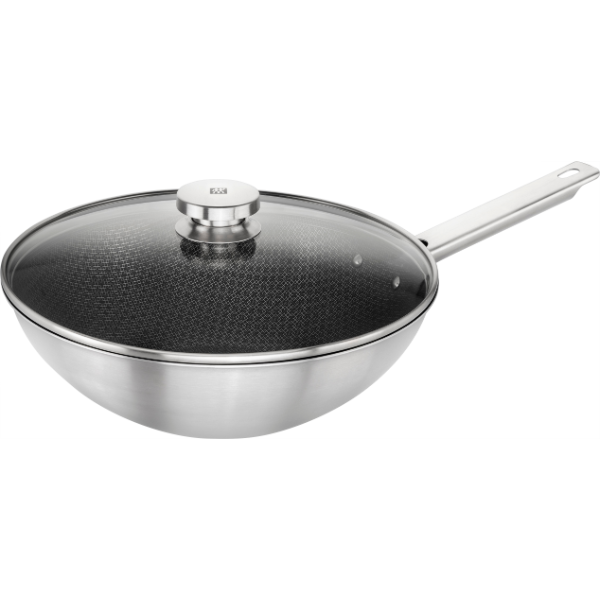 WOK 30 CM ROUND 1810 STAINLESS STEEL - ZWILLING - Compralo en CorinneRegalos.com