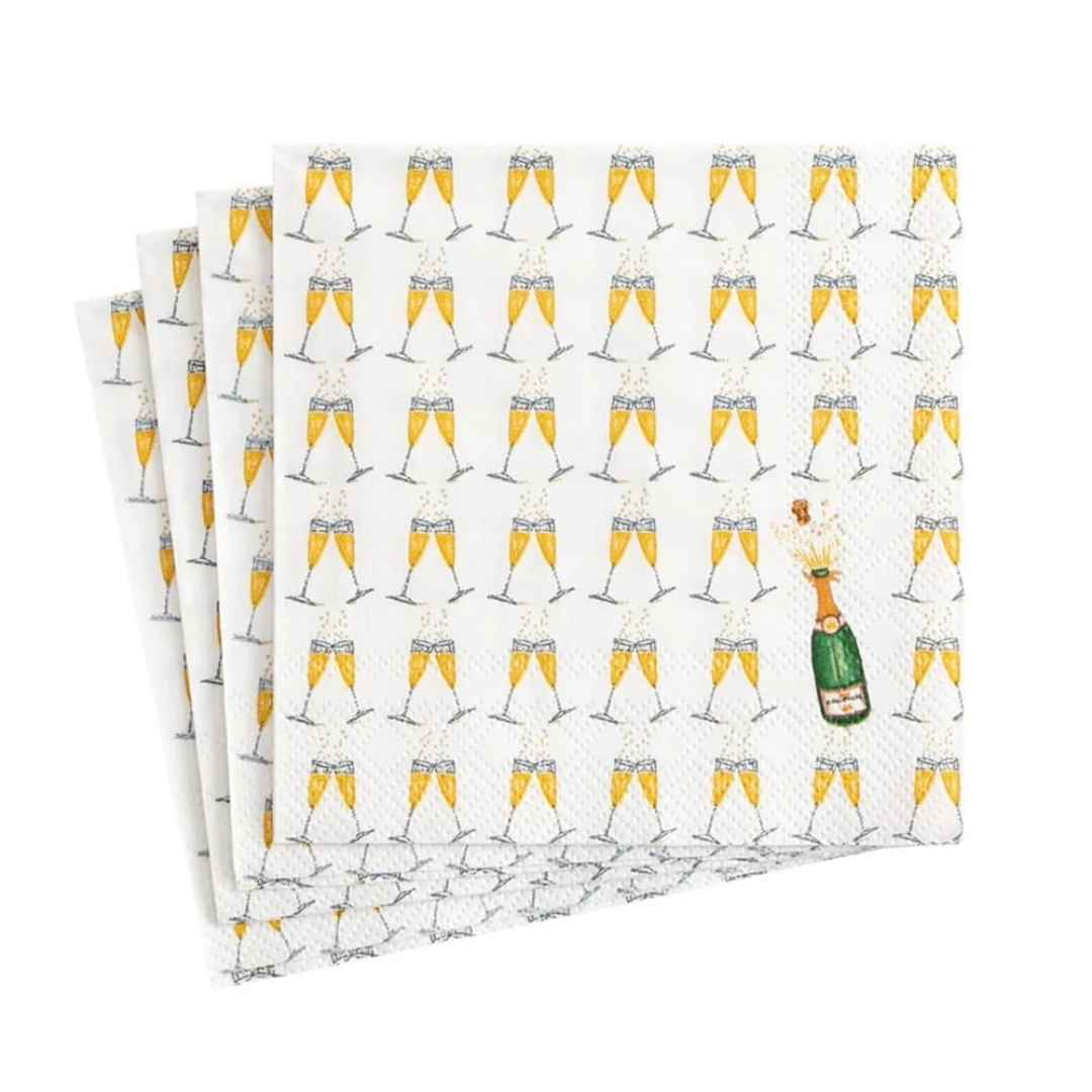 NAPKIN COCKTAIL BUBBLY - CASPARI - Compralo en CorinneRegalos.com