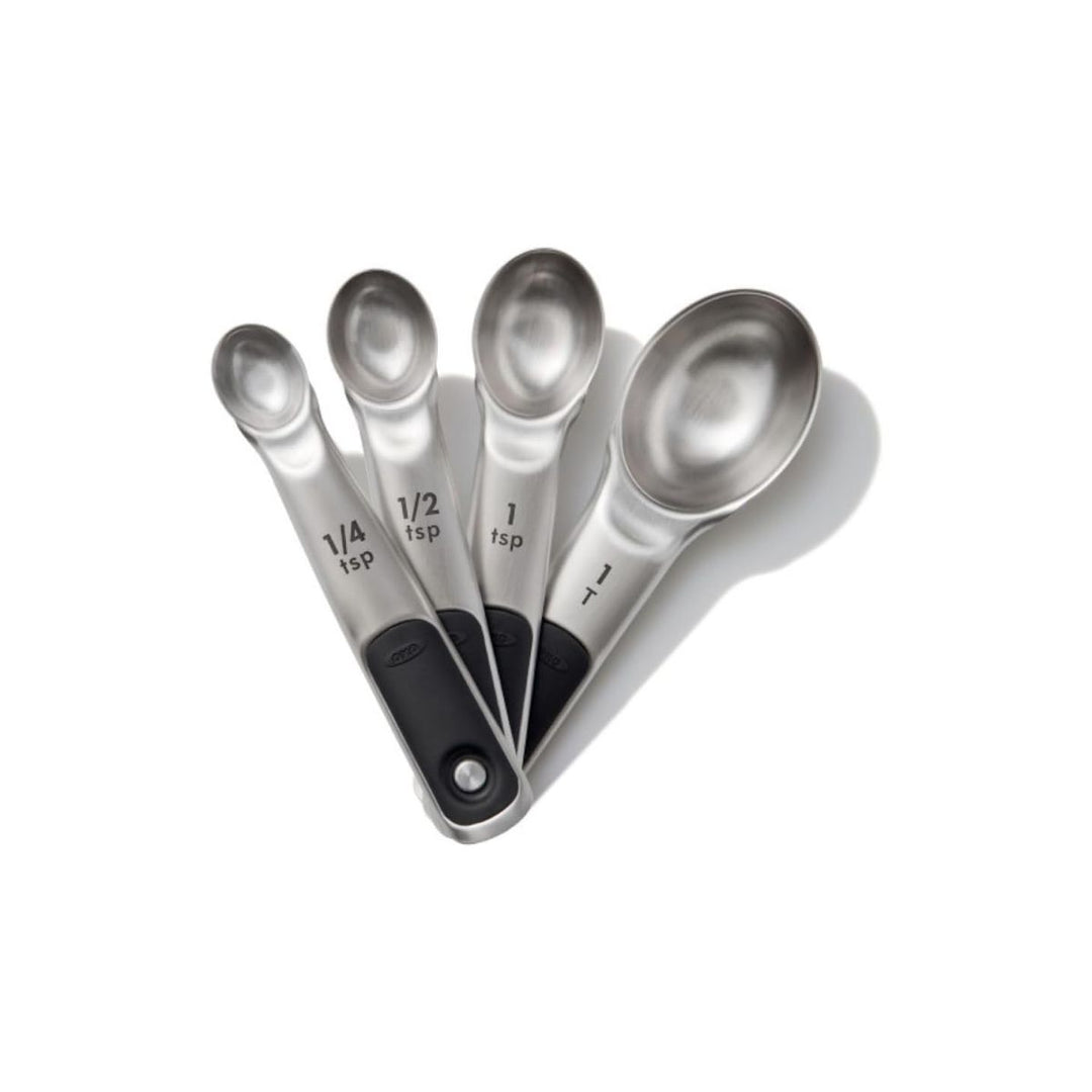OXO GG 4 PC STAINLESS STEEL MEASURING SPOONS - MAGNETS