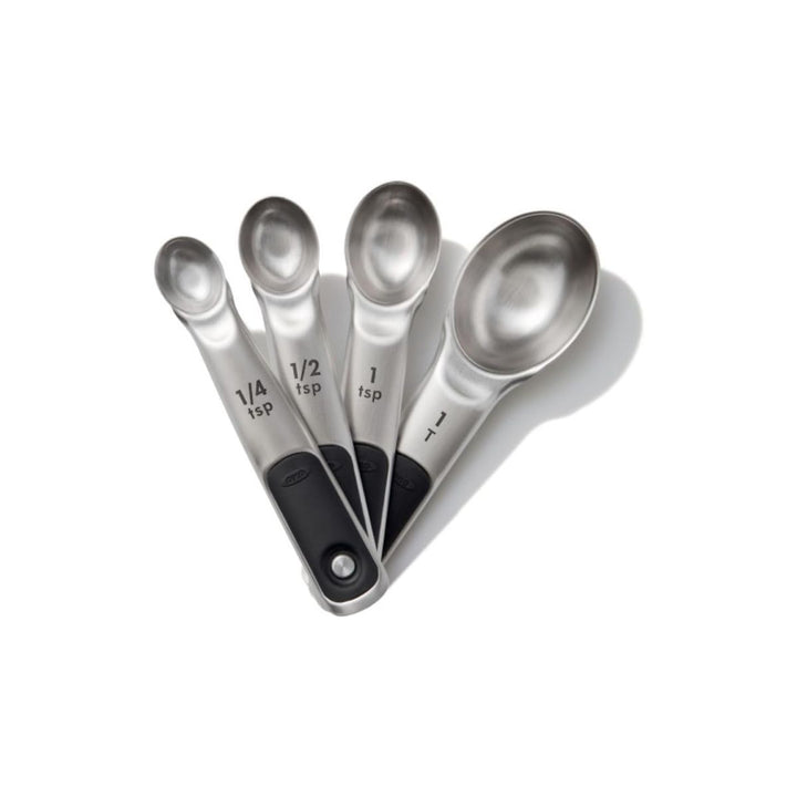 OXO GG 4 PC STAINLESS STEEL MEASURING SPOONS - MAGNETS