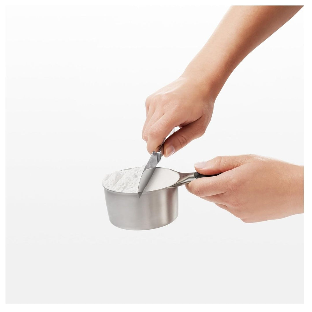 OXO GG 8 PIECE STAINLESS STEEL MEASURING CUPS AND SPOONS SET