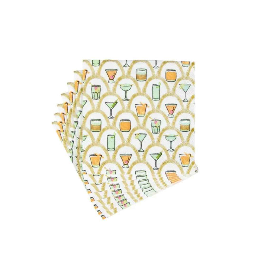 DECO COCKTAILS NAPKIN COCKTAIL - CASPARI - Compralo en CorinneRegalos.com
