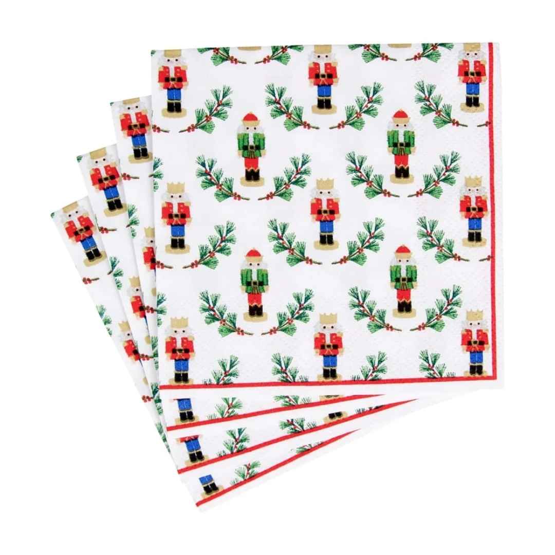 LITTLE NUTCRACKER NAPKIN COCKTAIL - CASPARI - Compralo en CorinneRegalos.com