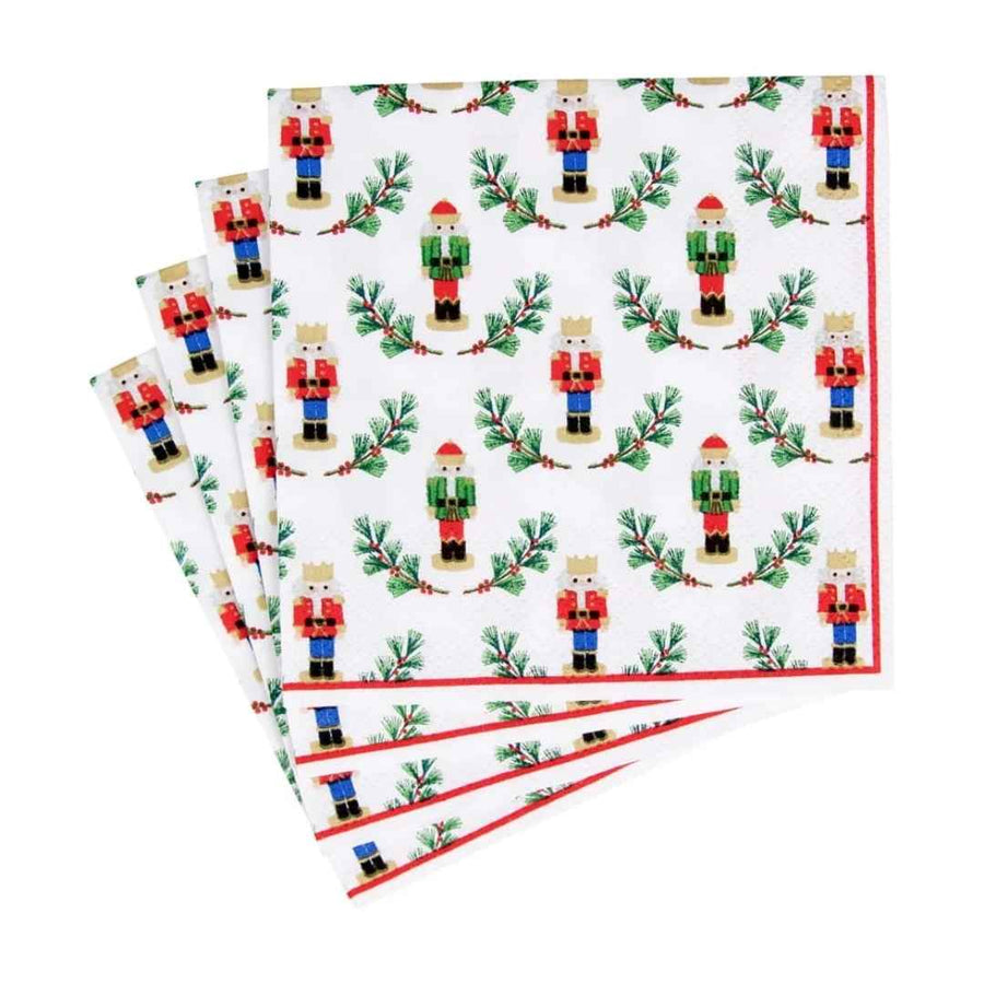 LITTLE NUTCRACKER NAPKIN COCKTAIL - CASPARI - Compralo en CorinneRegalos.com