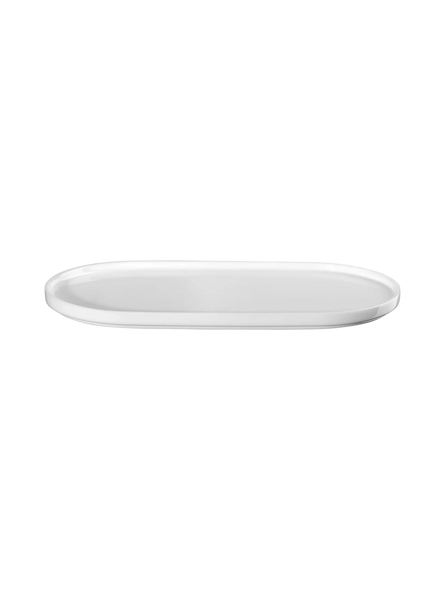 OVAL PLATE, WHITE 20,5 X 10,5 CM, H. 1,2 CM - ASA SELECTION - Compralo en CorinneRegalos.com